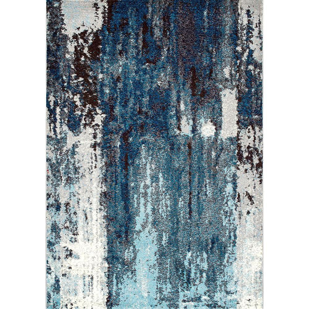 nuLOOM Abstract Haydee Blue 8 ft. x 10 ft. Indoor Area Rug The Home