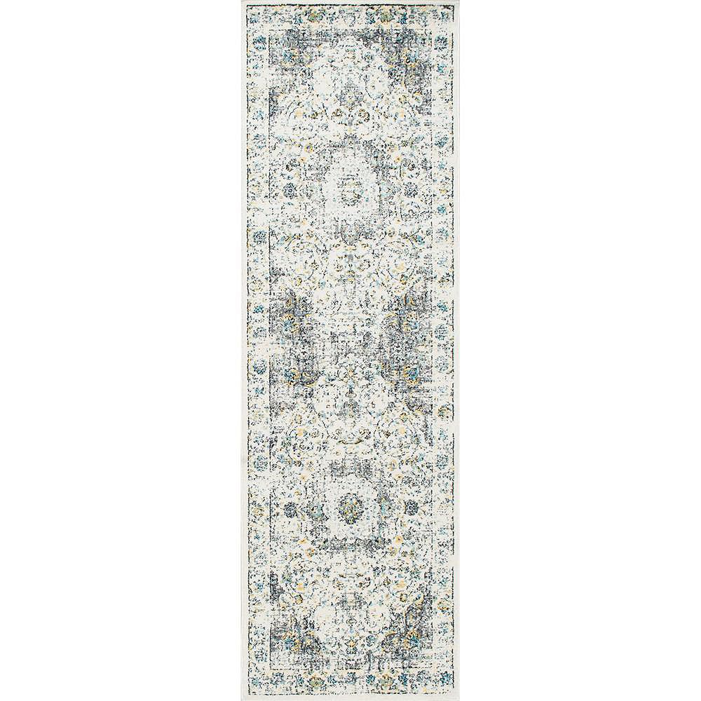 nuLOOM Verona Rug Grey 2 ft. 8inch x 8 ft. Indoor Runner The Home Depot Canada