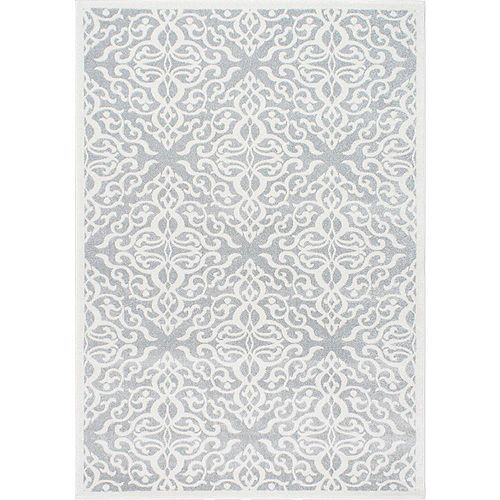 nuLOOM Contessa Silver 4 ft. x 6 ft. Indoor Area Rug