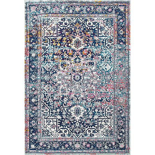 Persian Vintage Raylene Blue 2 ft. x 3 ft. Indoor Area Rug