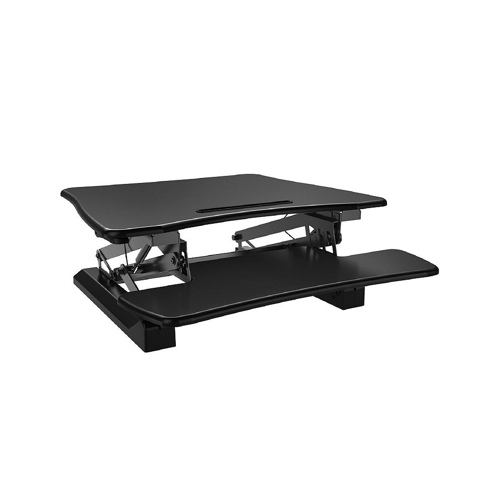 Posidesk 29-inch Medium Executive Sit-Stand Desk with Smart Rail for ...