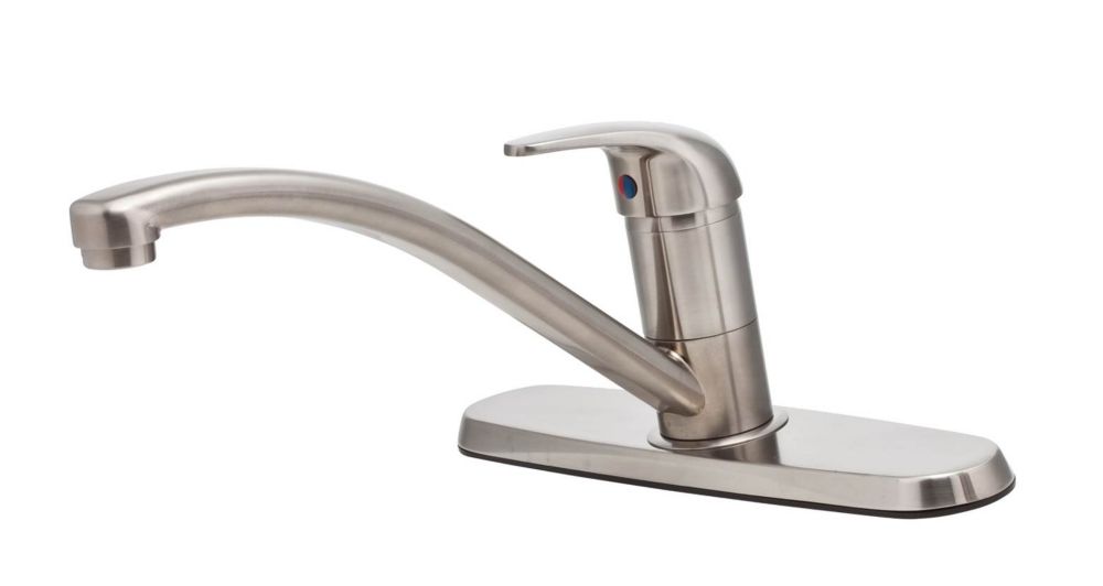 Pfister Single Control Kitchen Faucet In Stainless Steel The Home   P 1001224855 