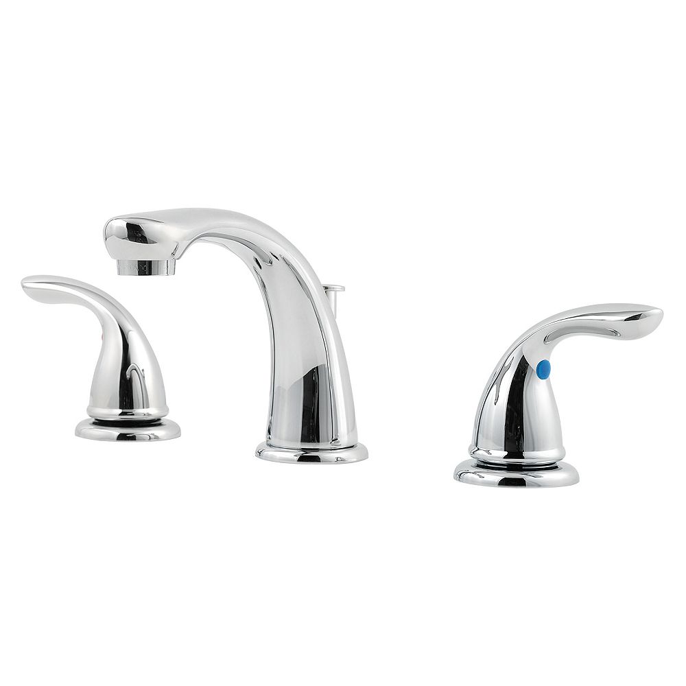 Pfister 8 Inch Lever Widespread Lav Faucet In Polished Chrome The Home Depot Canada 9815