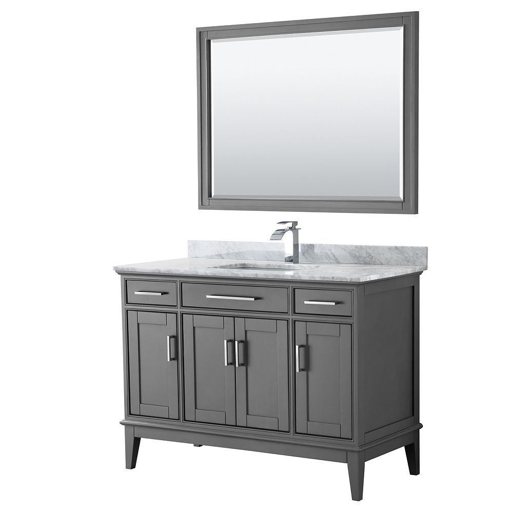 Wyndham Collection Margate 48 Inch, 44 Inch Vanity Home Depot