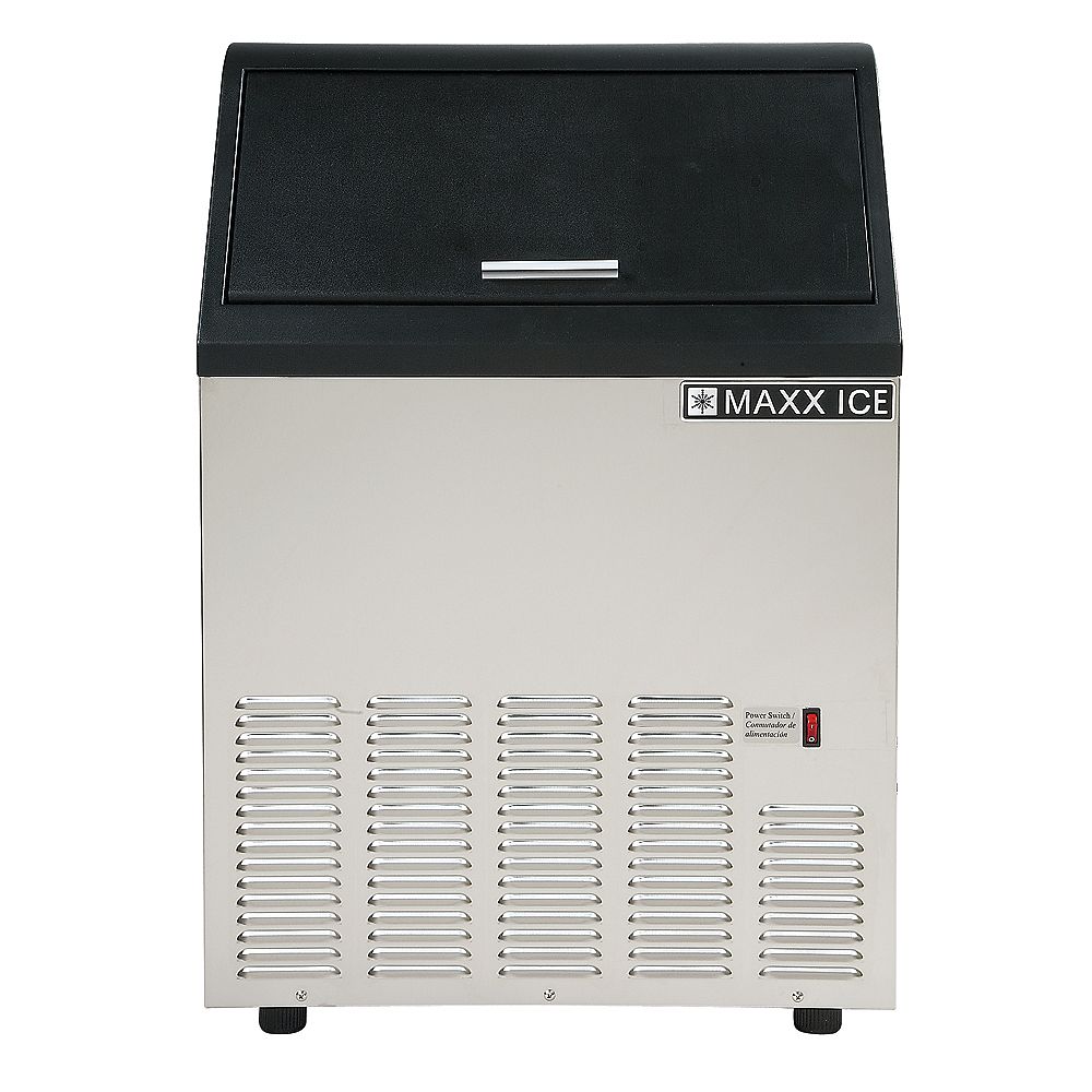 Maxx Ice Maxx Ice Machine à glaçons autonome de 22 po et de 100 lb
