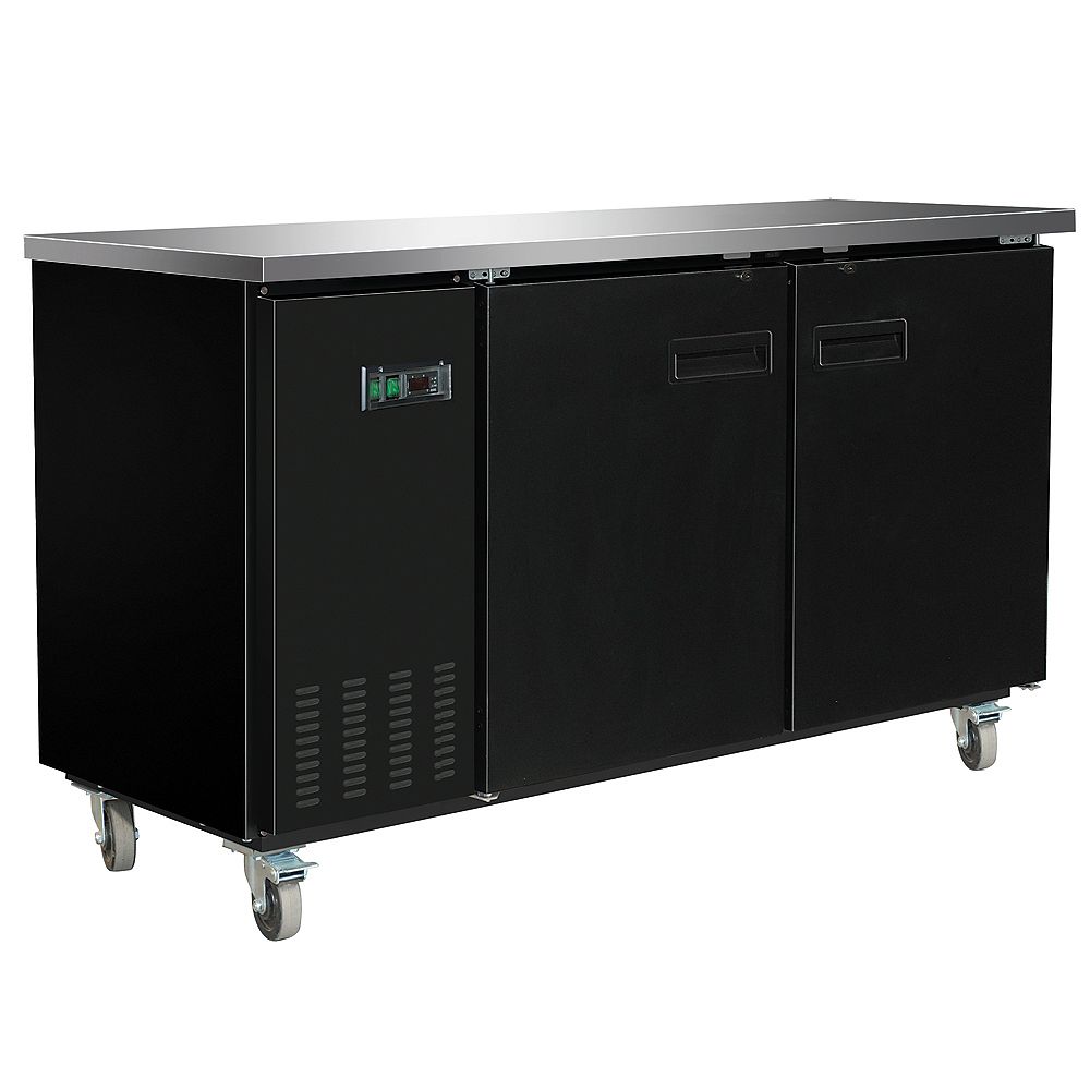 Maxx Cold XSeries Solid Door 70 inch Commercial Bar Back Cooler The