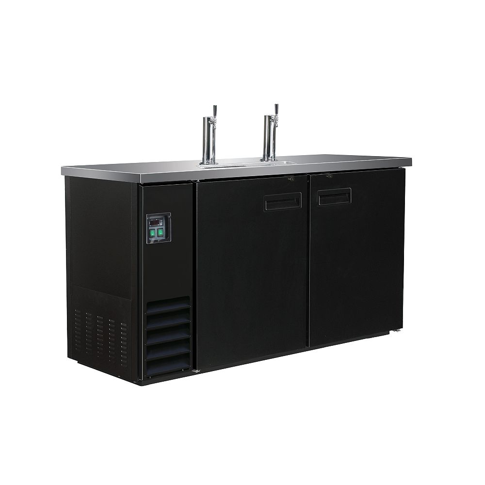 Maxx Cold XSeries Dual Tap 60 inch Keg Cooler The Home Depot Canada