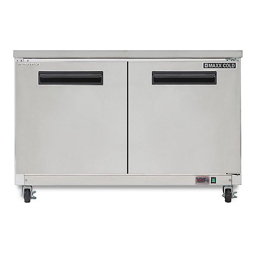 12 cu. ft. 2 Door Undercounter Commercial Refrigerator