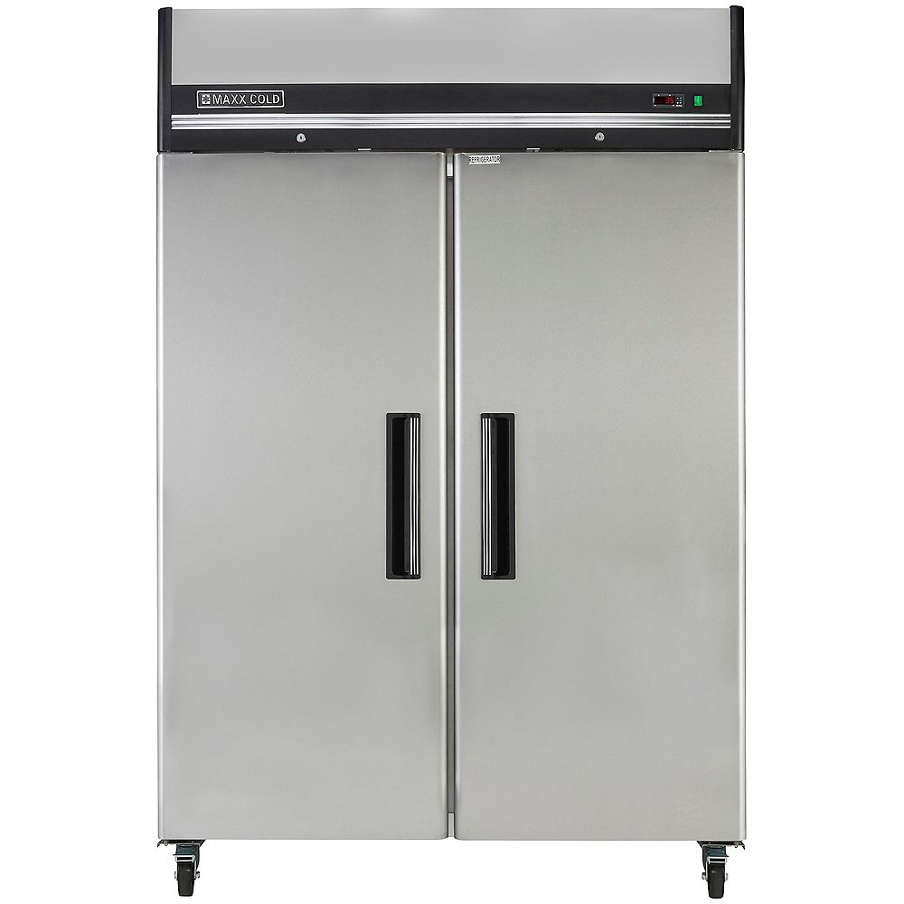Maxx Cold XSeries 49 cu. ft. Double Door Commercial ReachIn Refrigerator The Home Depot Canada