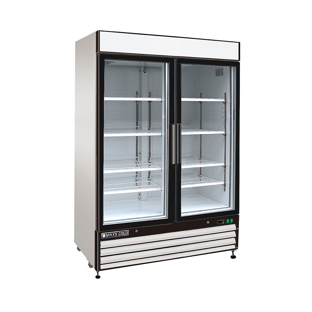 Maxx Cold X Series 54 Inch 48 Cu Ft Reach In 2 Door Commercial Refrigerator The Home Depot Canada