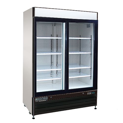 54 inch Reach-in 48 cu.ft Commercial Refrigertator with 2 Sliding Doors