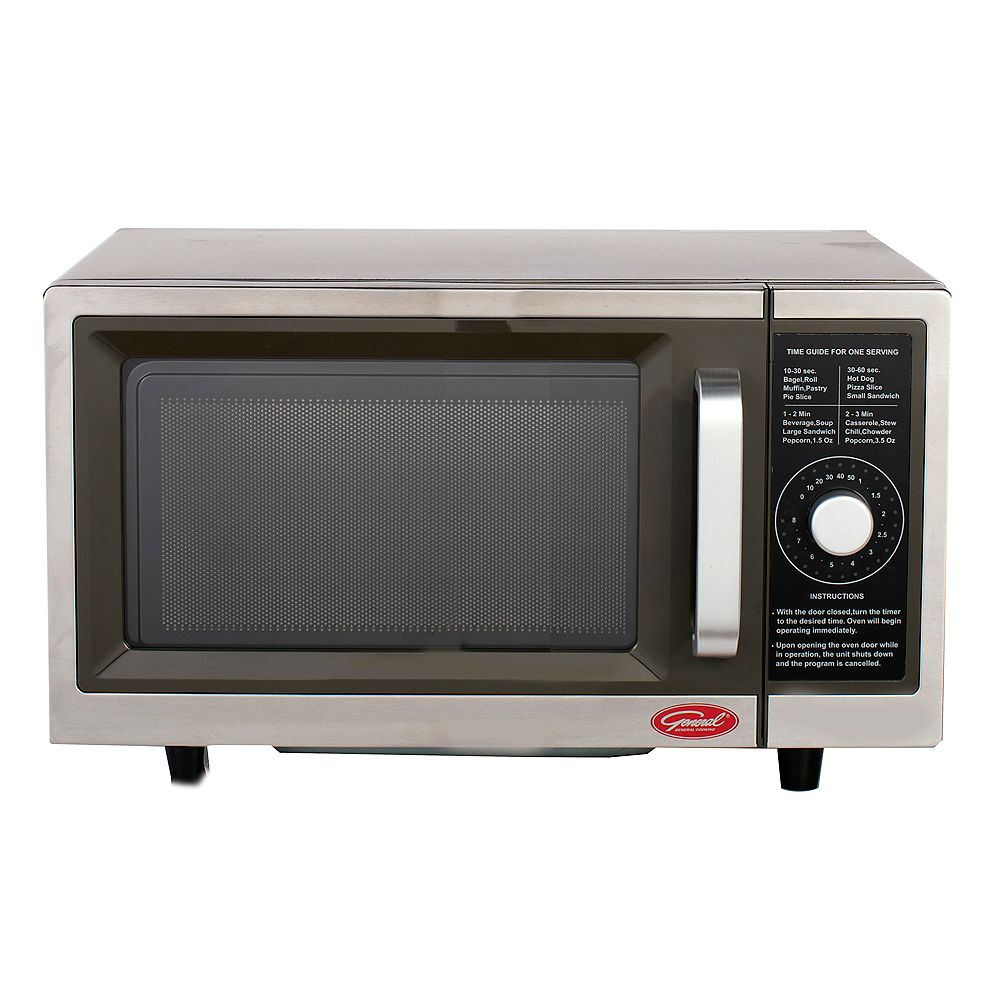 General 1 0 Cu Ft Dial Commercial Microwave 1000w The Home Depot Canada General 1 0 Cu Ft Dial Commercial