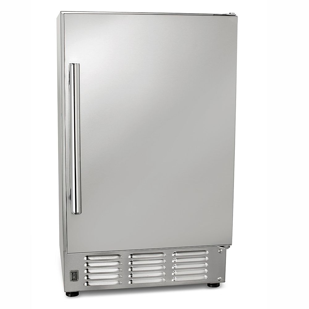 Maxx Ice 14 inch Freestanding Outdoor Ice Maker with 12 lb Ice Storage