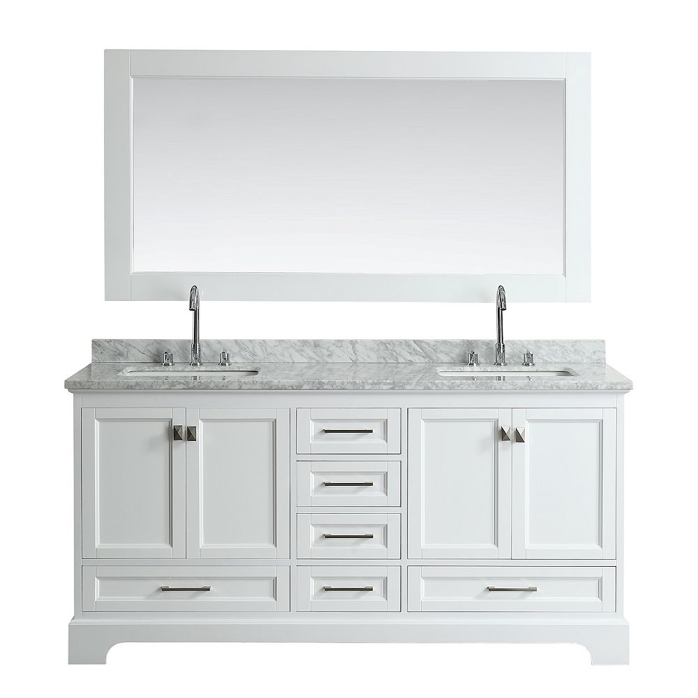 Design Element Omega 72 Inch Double, Home Depot Double Vanity 72 Inch