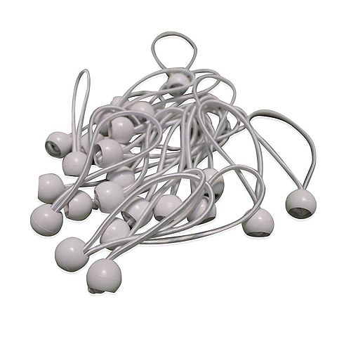 Impact Shelter Ball Bungee Elastic Strap (25-Pack)