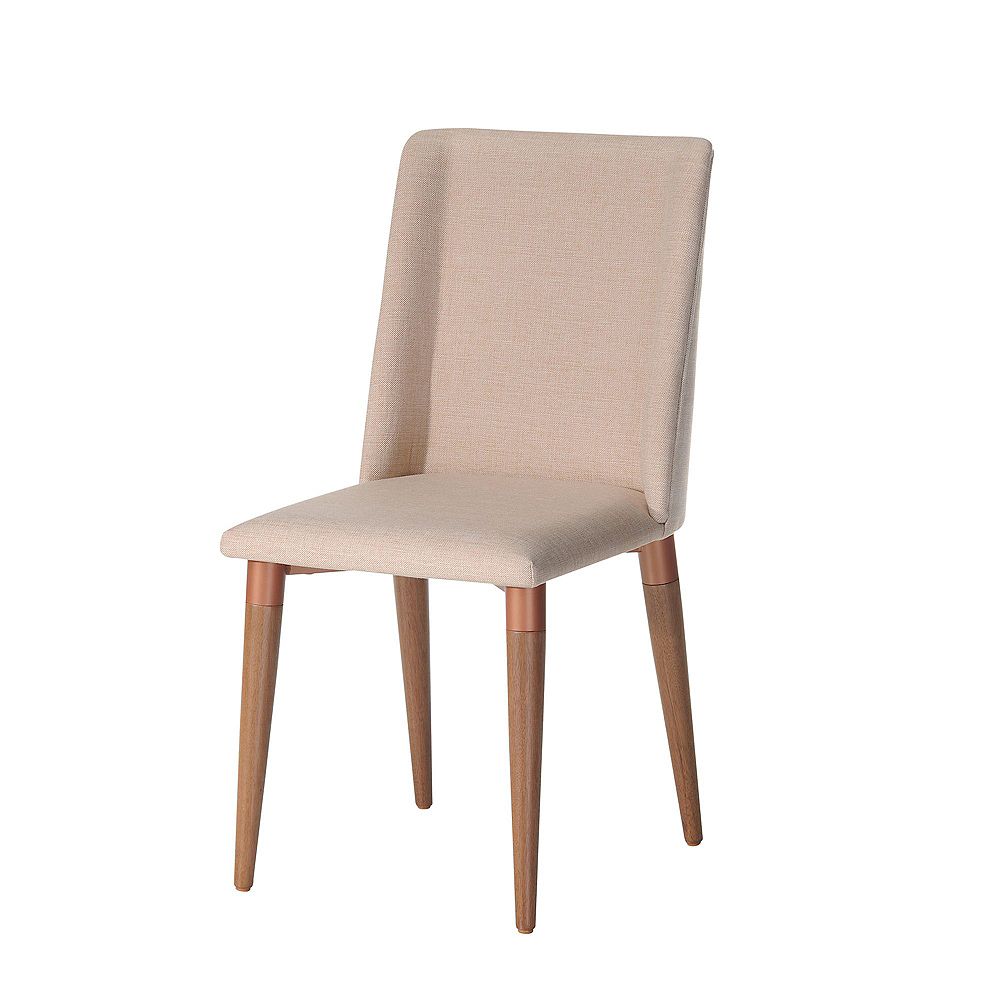 Manhattan Comfort Tampa Dining Chair in Dark Beige The Home Depot Canada