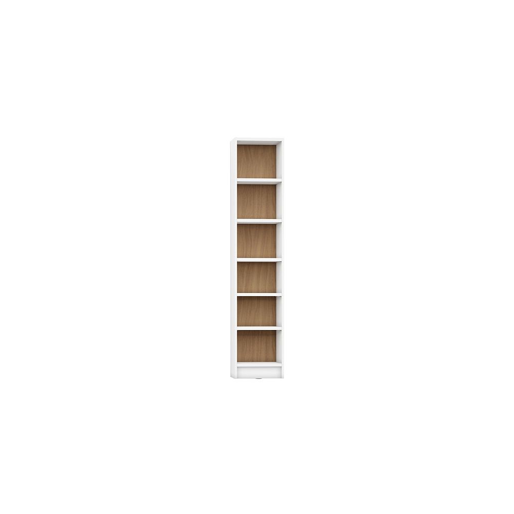 Shelf Narrow Venti 1 0 Bookcase, Tall Narrow Shallow Bookcase