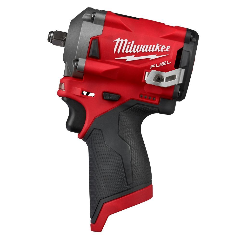 Milwaukee Tool M12 FUEL 12V Lithium-Ion Brushless Cordless Stubby 3/8 ...