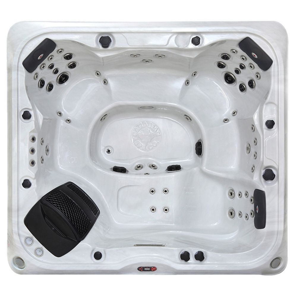 Canadian Spa Company Alberta SE 6Person 57 Jet Hot Tub The Home