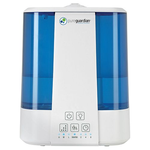 PureGuardian 7.5L Top Fill Ultrasonic Warm and Cool Mist Humidifier with Aroma Tray