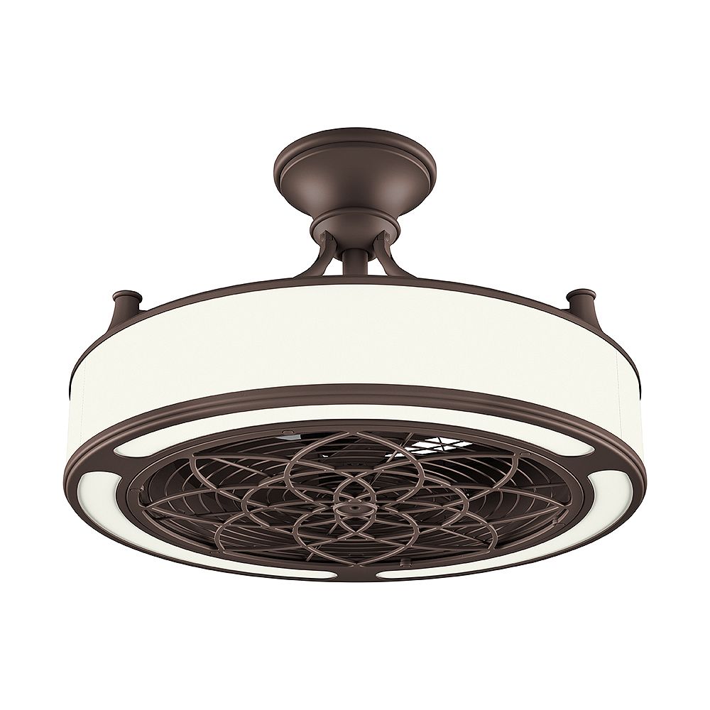 Stile Anderson 22-inch LED Indoor/Outdoor Bronze Ceiling ...