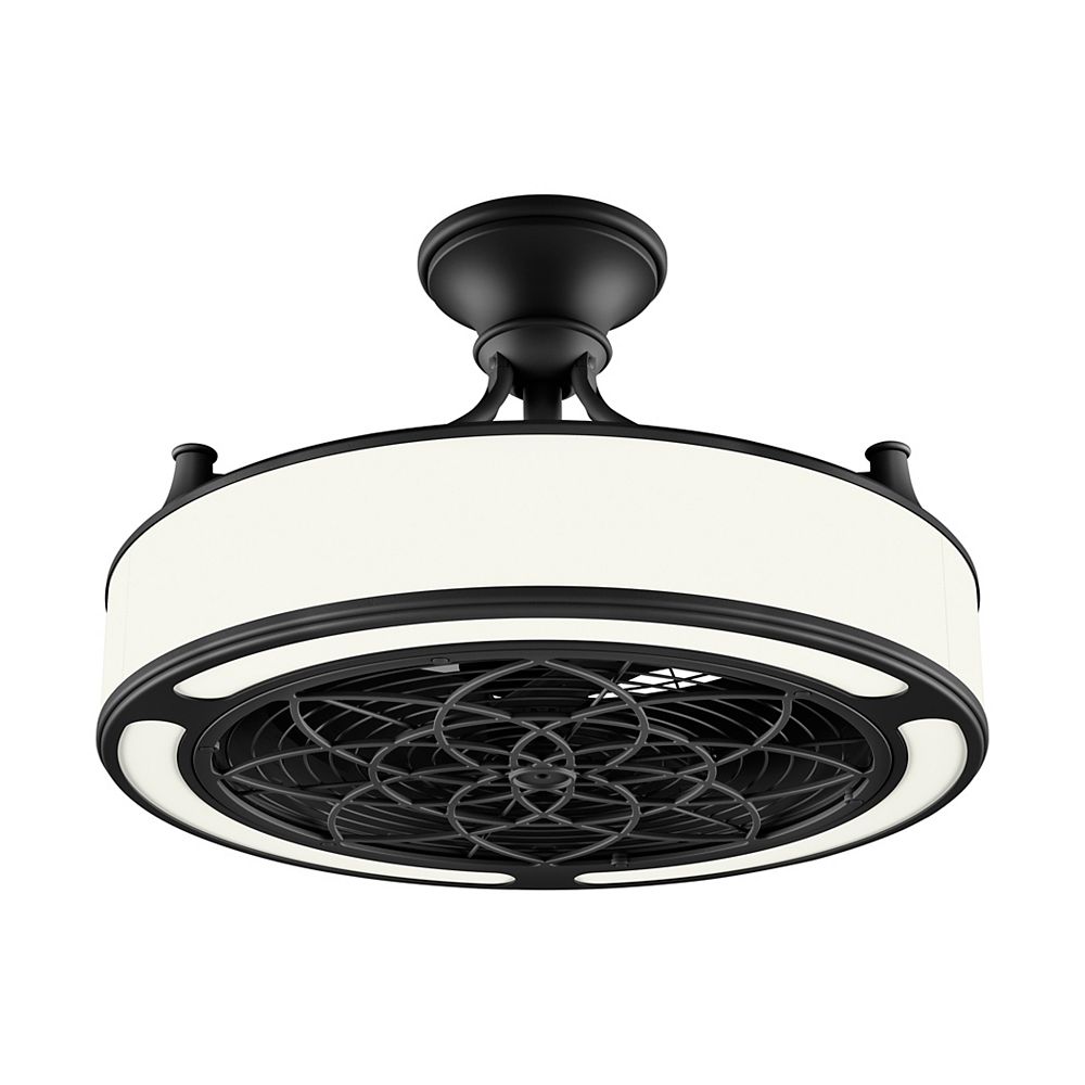 Stile Ventilateur de plafond Anderson 22 pouces à DEL noir intérieur/extérieur avec téléco Stile Ventilateur de plafond Anderson 22 pouces à DEL noir intérieur/extérieur avec téléco