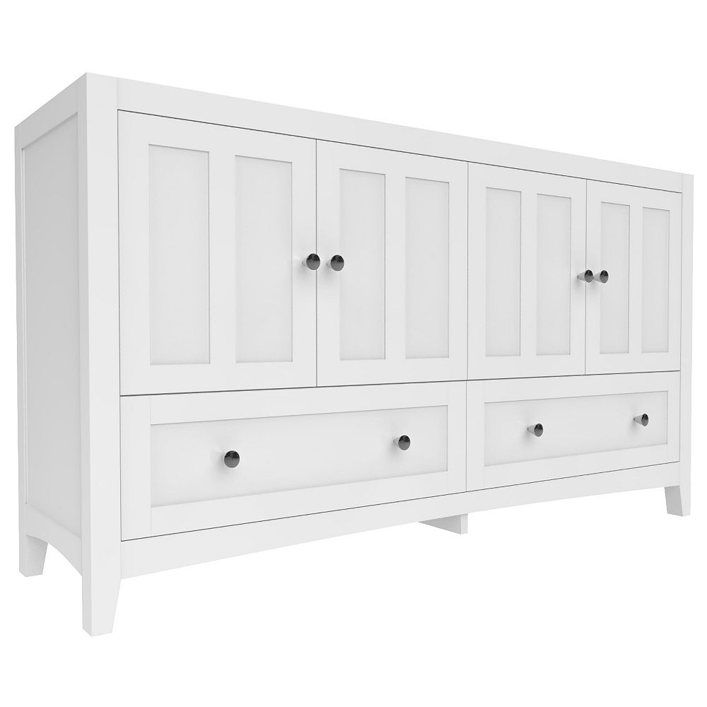 American Imaginations 5875 Inch W 18 Inch D Modern Plywood Veneer Vanity Base Only In Whi The Home Depot Canada American Imaginations 5875 Inch W 18 Inch D Modern Plywood Veneer Vanity Base Only In Whi The Home Depot Canada