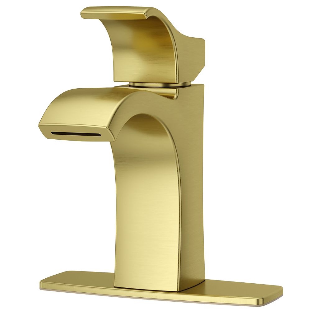 Pfister Venturi Single Control Bathroom Faucet In Brushed Gold The Home Depot Canada Pfister Venturi Single Control Bathroom Faucet In Brushed Gold The Home Depot Canada