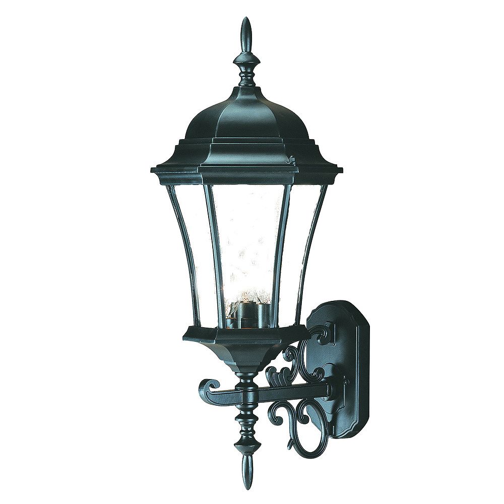 Acclaim Bryn Mawr Collection WallMount 3Light Outdoor Matte Black Light Fixture The Home