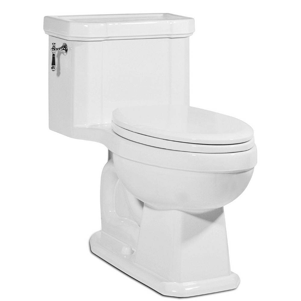 Icera The Richmond Elongated 1 Piece Toilet The Home Depot Canada