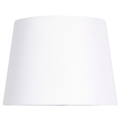 Mix and Match 10-inch Dia x 7-inch H White Round Accent Lamp Shade