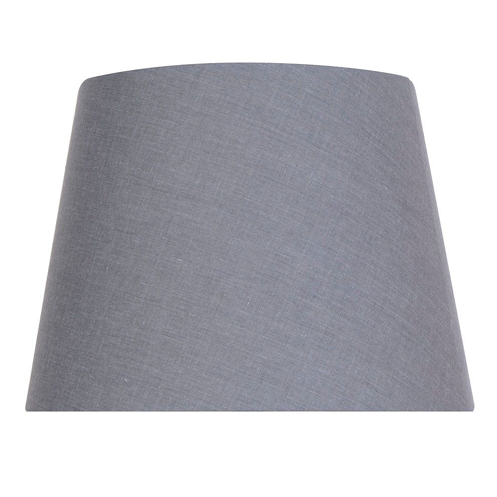 Hampton Bay 12 inch DIA Dark Grey Cotton Blend Midsize Lamp Shade The Home Depot Canada