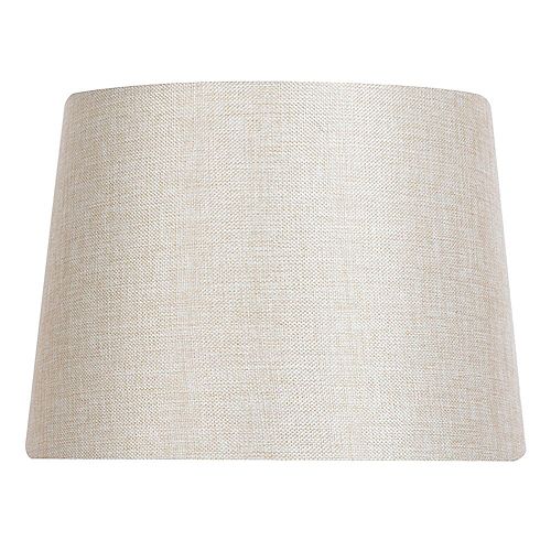 Hampton Bay 14 inch DIA Cream Linen Blend Table Lamp Shade