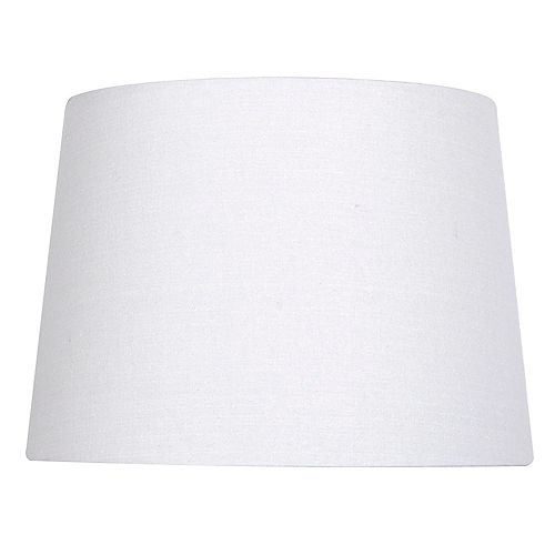 14 inch DIA Cream with Sparkle Linen Blend Table Lamp Shade