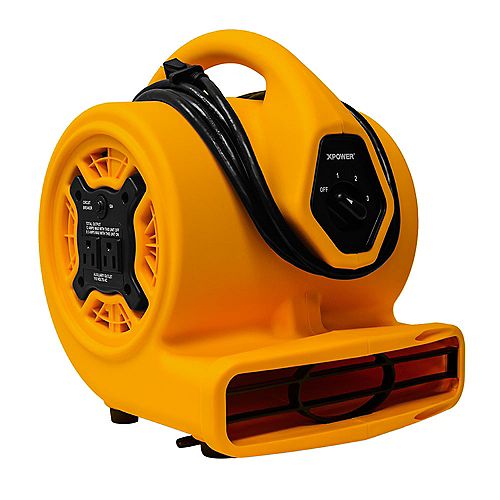 1/5 Hp Compact Air Mover With Daisy Chain