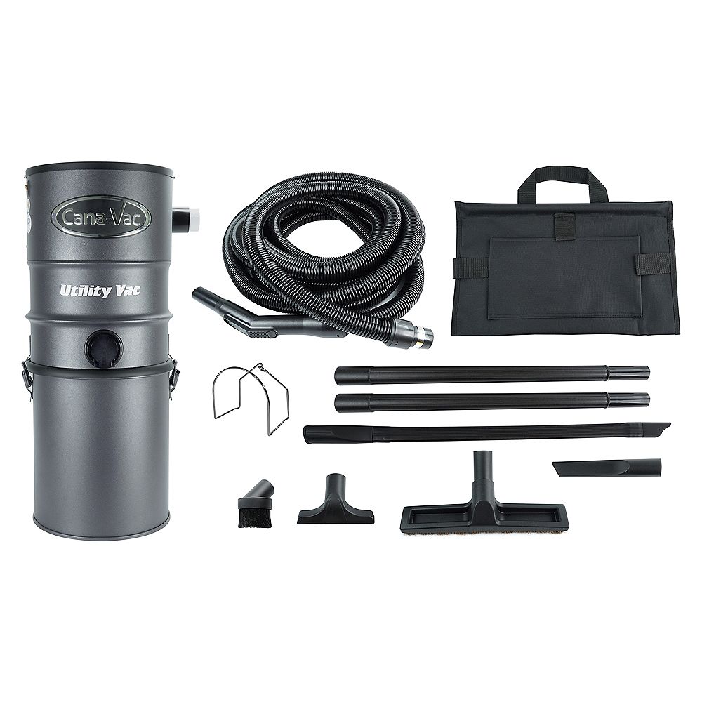 Canavac and Garage WallMounted Utility Vacuum Cleaner System