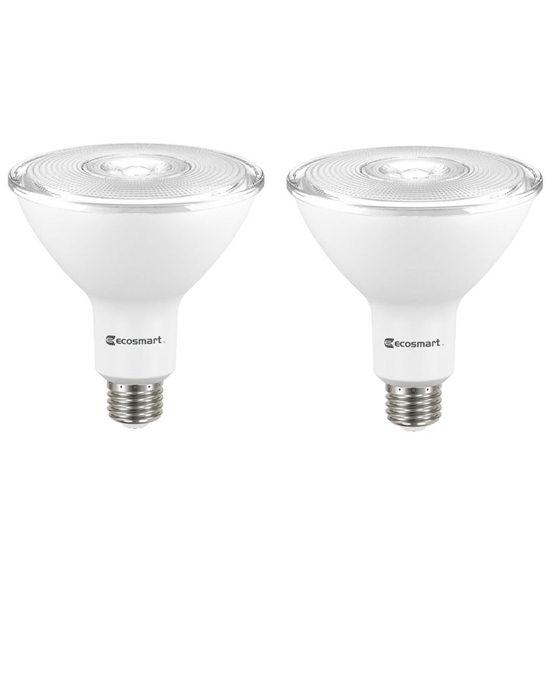 Ecosmart 120W Equivalent Bright White (3000K) PAR38 Non-Dimmable LED ...