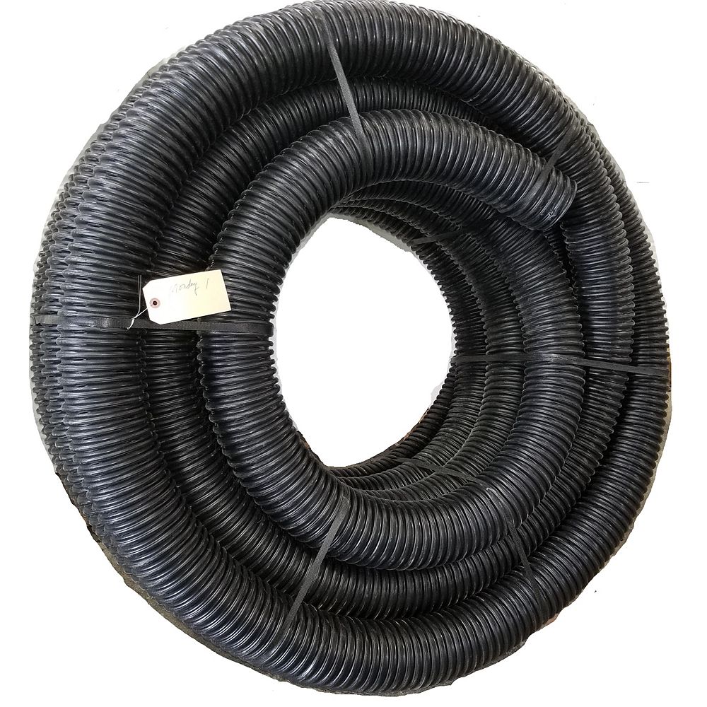 Reln 4 Inch X 100 Ft Solid Drain Pipe, 3 Inch Corrugated Drain Pipe Home Depot