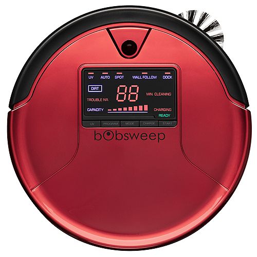 PetHair Robotic Vacuum Cleaner and Mop, Rouge