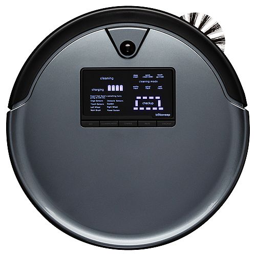 bObsweep PetHair Plus Robotic Vacuum Cleaner and Mop, Charcoal