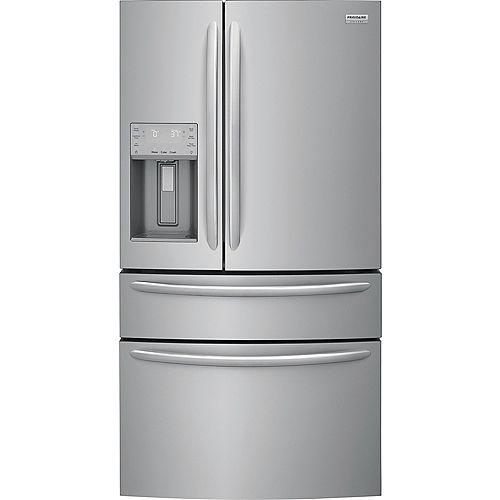 36-inch W 21.8 cu. ft. 4-Door French Door Refrigerator in Stainless Steel, Counter Depth - ENERGY STAR®