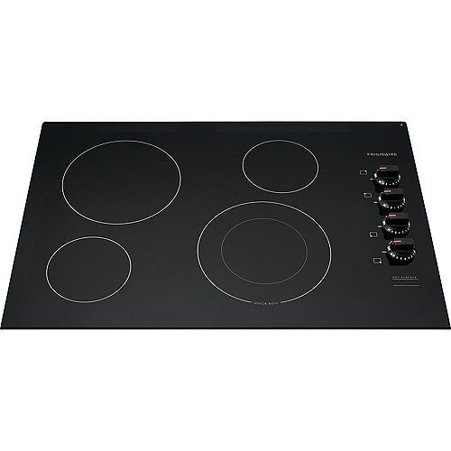 30-inch Electric Cooktop with 4 Elements including Quick Boil in Black