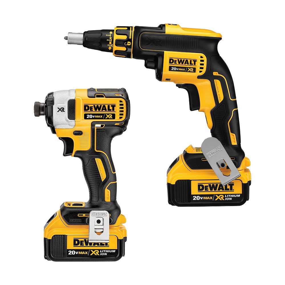 DEWALT 20V MAX XR Lithium-Ion Cordless Brushless Drywall Screwgun ...