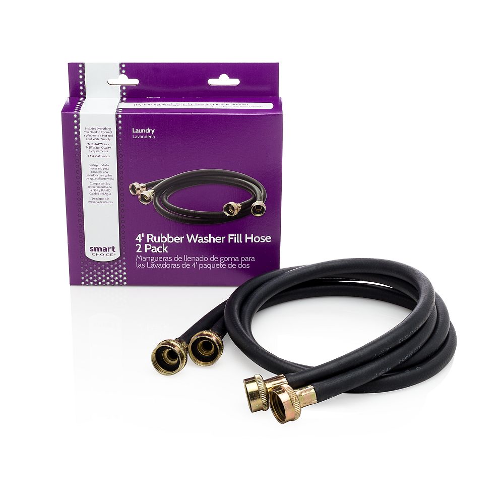 SmartChoice 4 ft. Rubber Fill Hose (2Pack) The Home Depot Canada