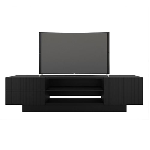 Black TV Stands TV Stands & Media Storage The Home Depot Canada