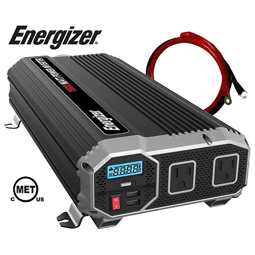 1500 Watt 12V DC to 120V AC Power Inverter