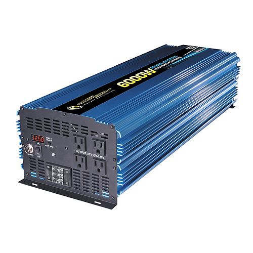 6000 Watt 12V DC to 120V AC Power Inverter