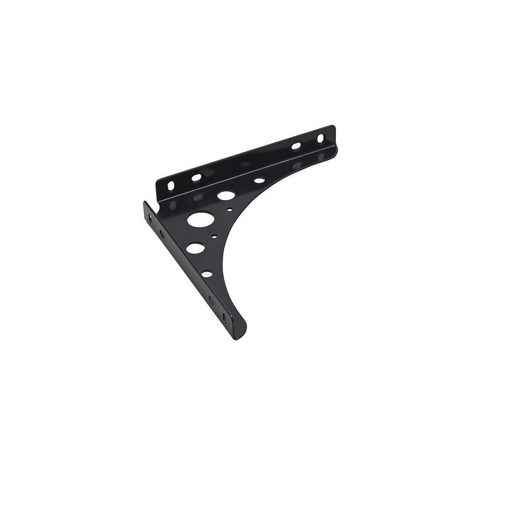 Onward Decorative Shelf Bracket, Black, 10 inch The Home Depot Canada