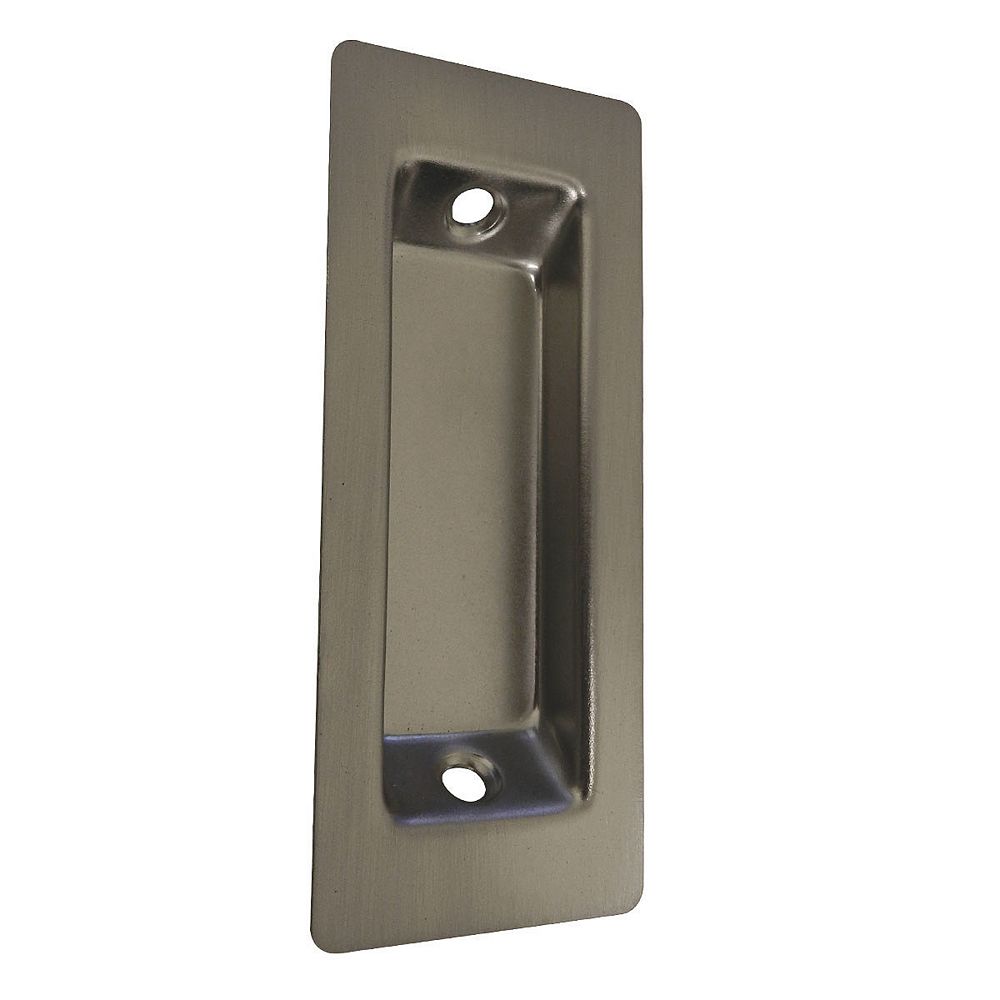 Onward Poignée encastrée rectangulaire, Chrome Home Depot Canada