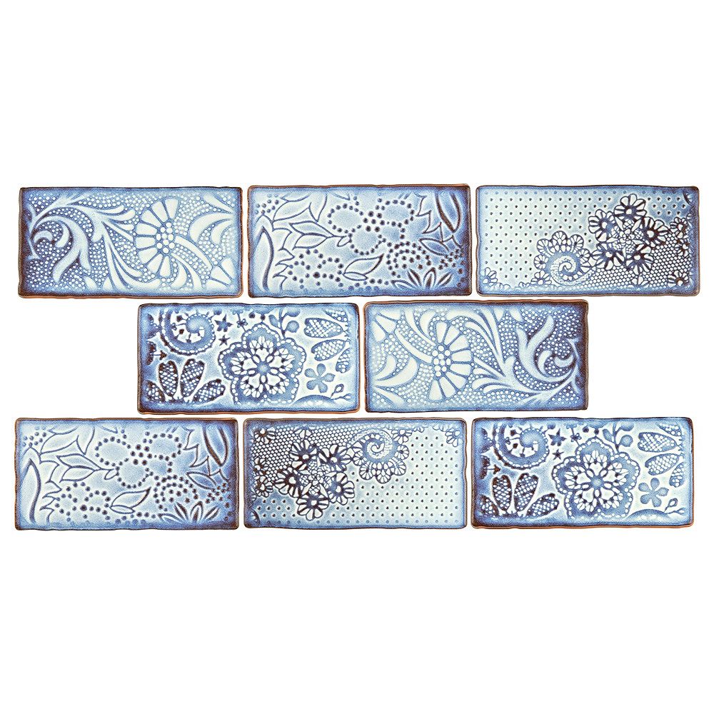 Merola Tile Antic Feelings Via Lactea 3inch x 6inch Ceramic Wall Tile
